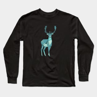 Origami Deer Long Sleeve T-Shirt